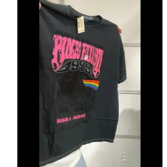 Pink Floyd Distressed 1973 Detroit Tour Graphic Tee Size XL New with Tag - Picture 5 of 7